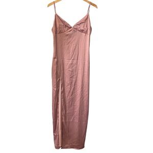 stretch knit dress Jeanette Long Sleeve Stretch Knit Side Ruffle Dress main image 1